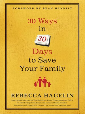 cover image of 30 Ways in 30 Days to Save Your Family